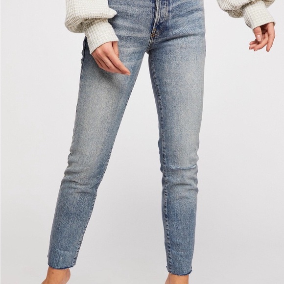 Free People Denim - Free People Light Blue Skinny Jeans